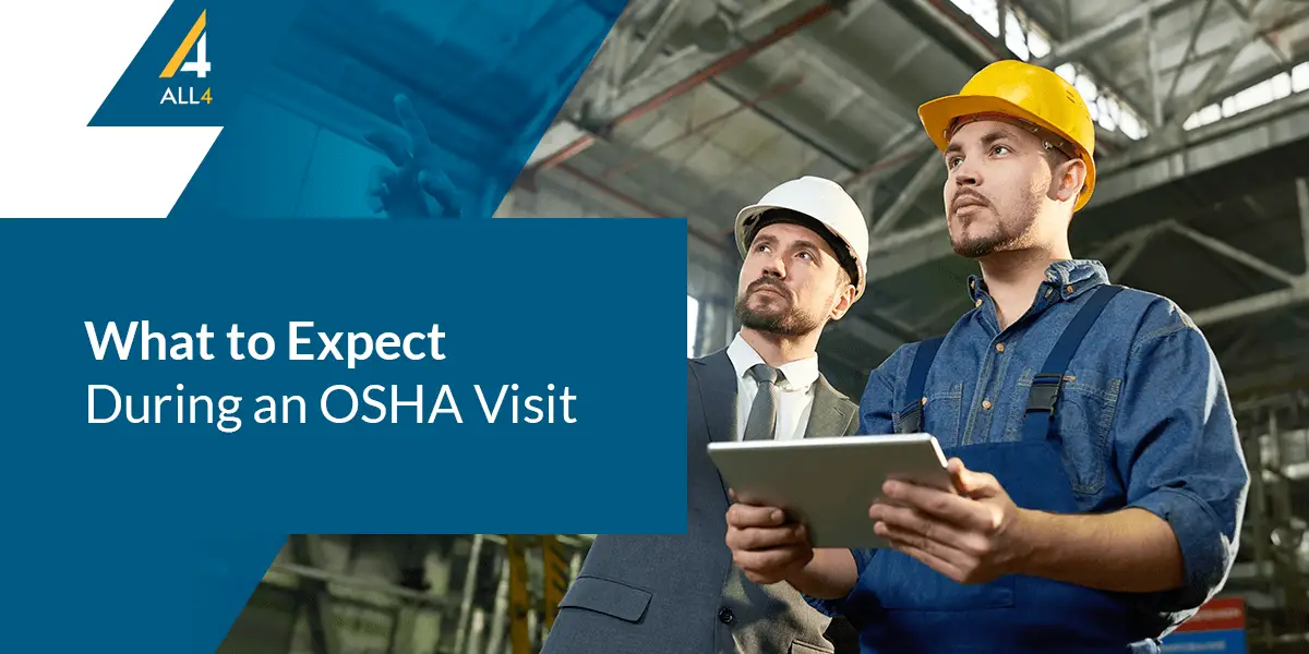 During an osha visit